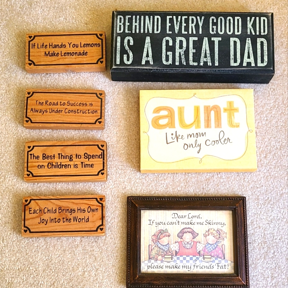 Group of cute signs